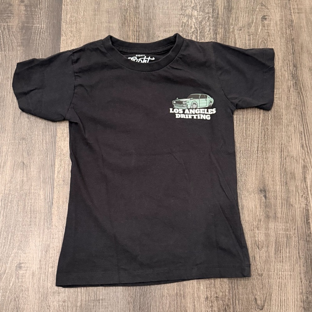 Black Los Angeles Drifting Tee - Picture 3 of 5